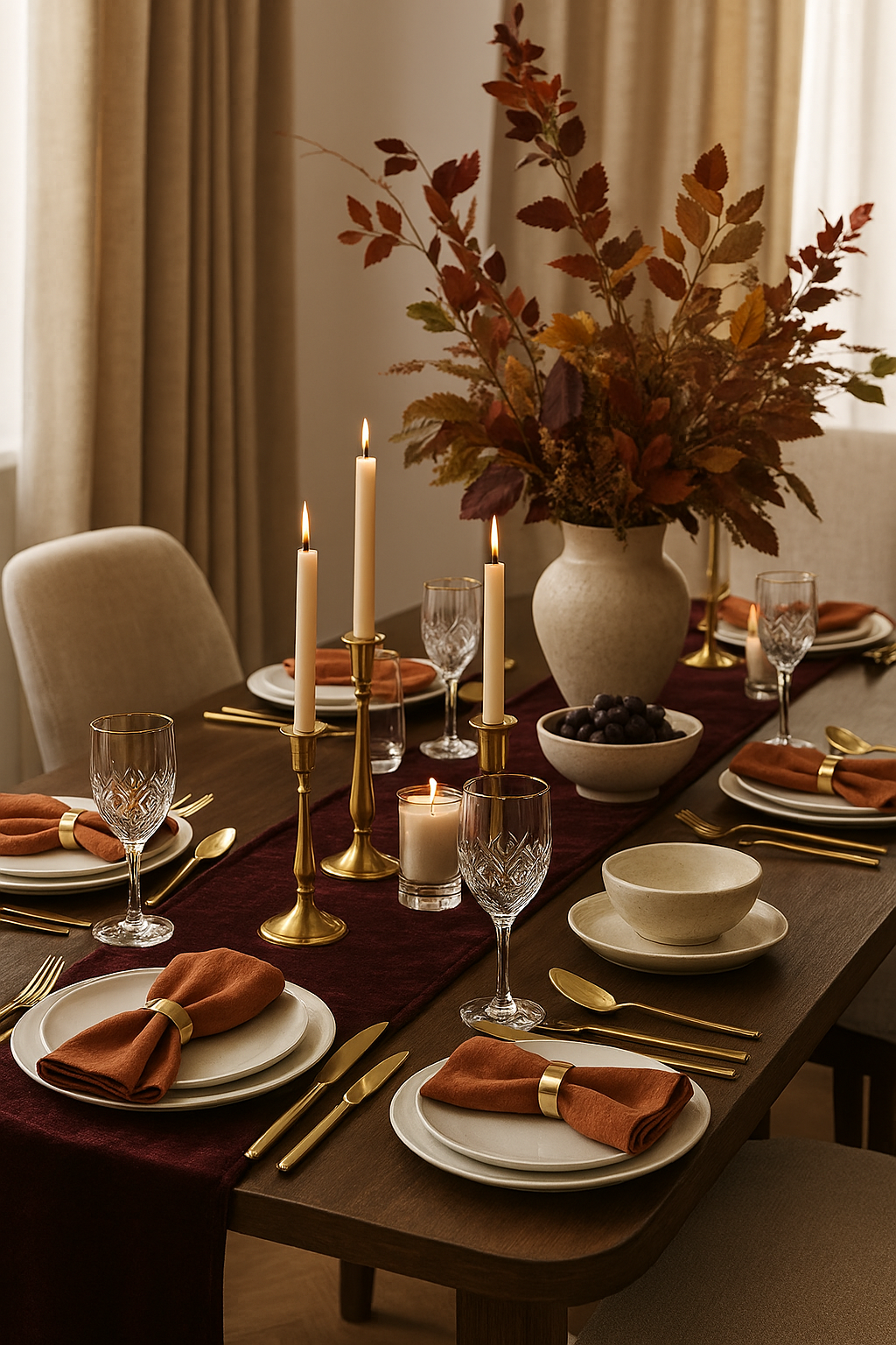 7 Elegant Fall Dining Table Décor Ideas for a Luxurious Look